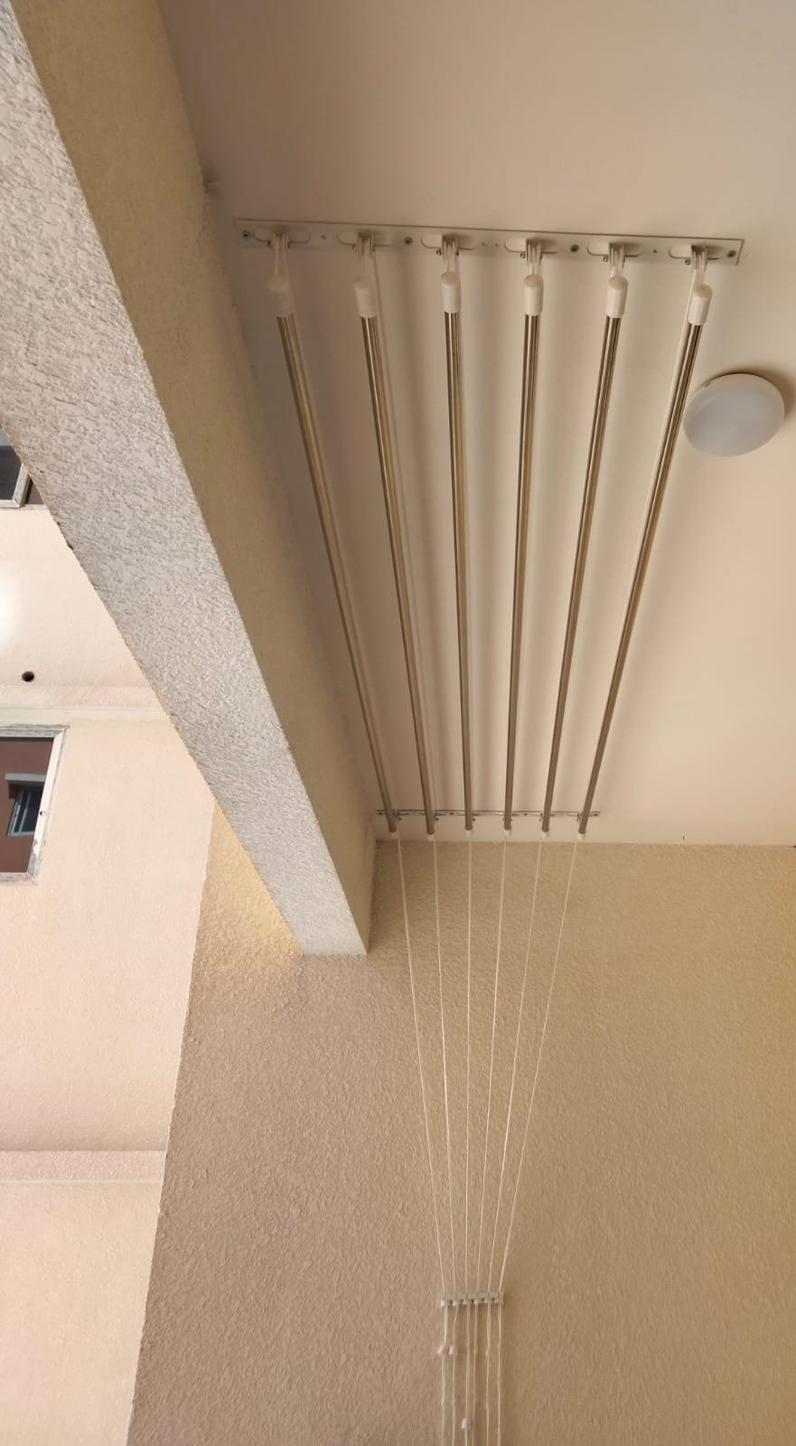 8 Feet 6 Lines ceiling-mounted cloth drying system